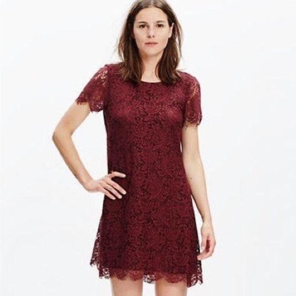 MADEWELL MAGNOLIA LACE COCKTAIL DRESS